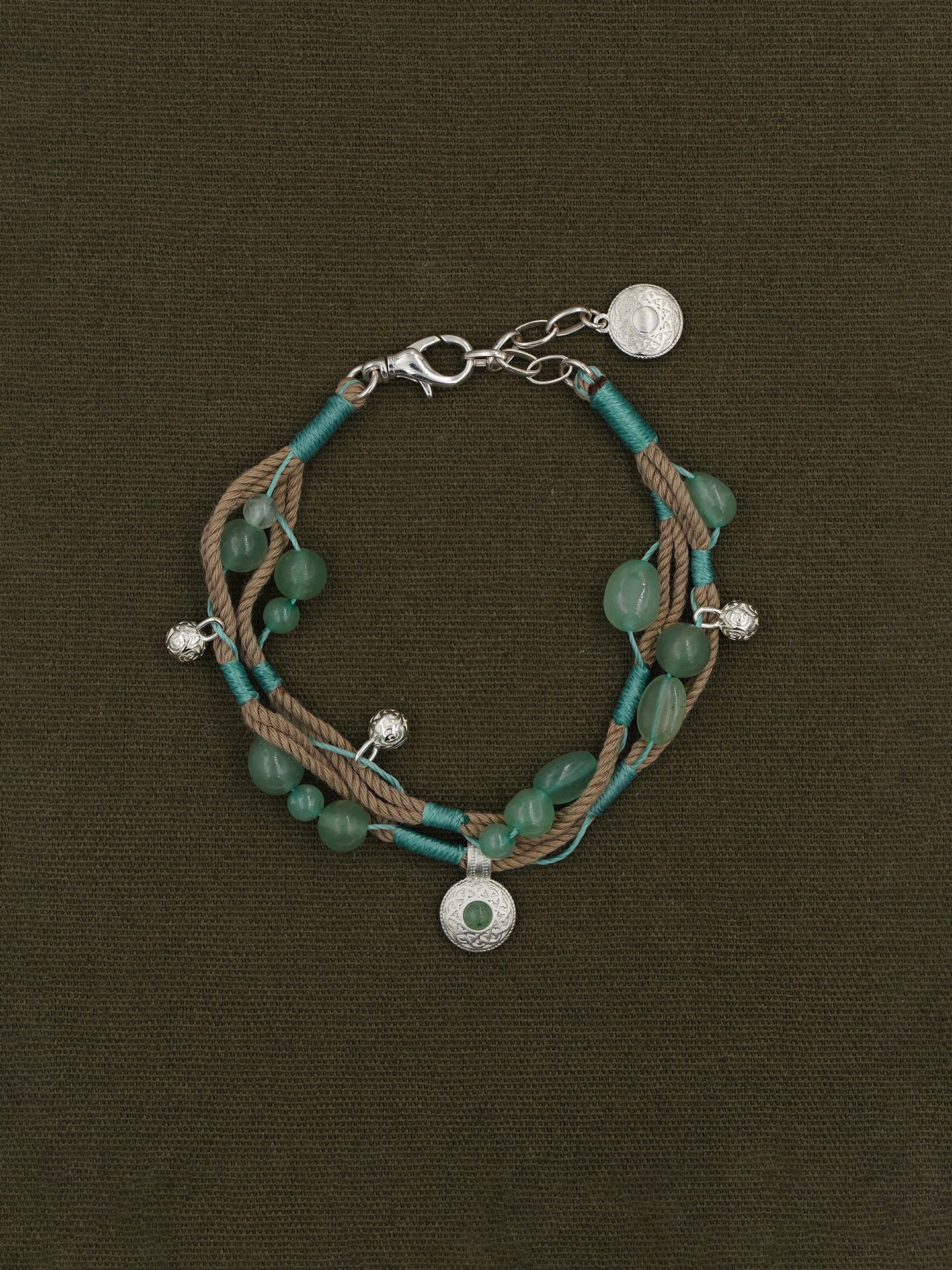 Woven Green Bracelet