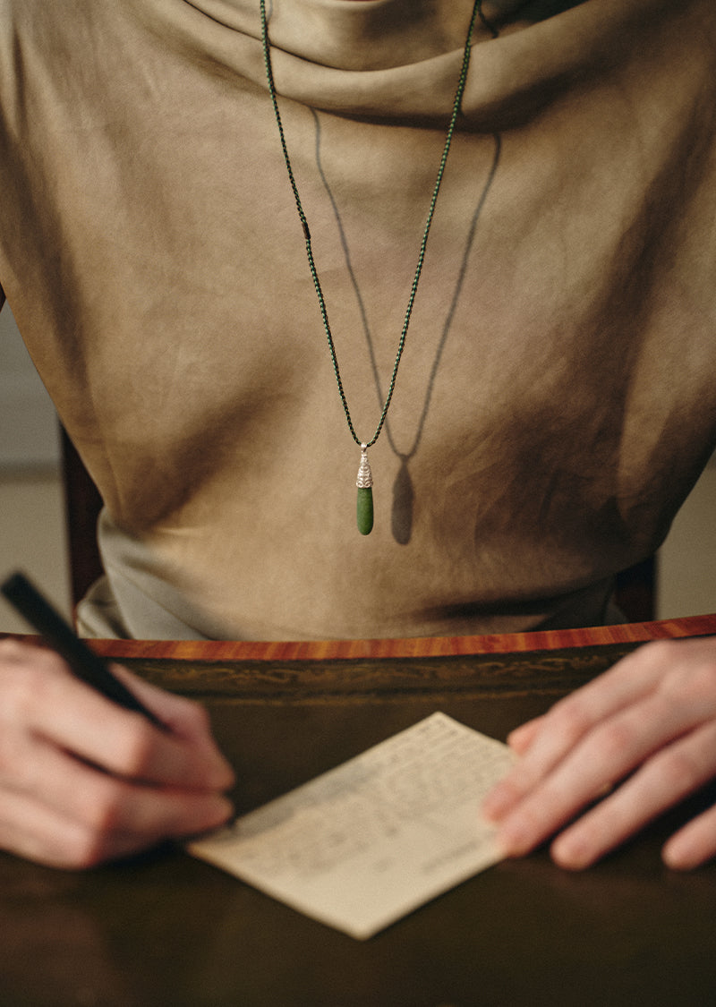 Etched Light Necklace