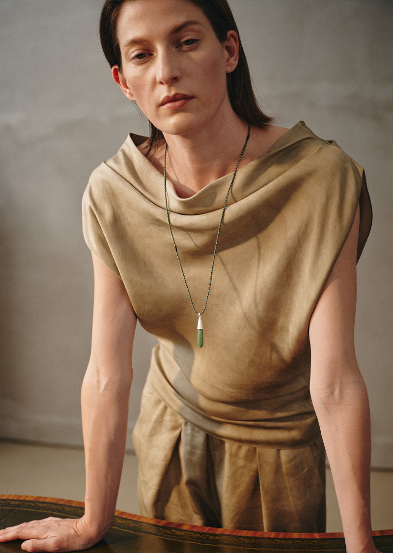 Etched Light Necklace