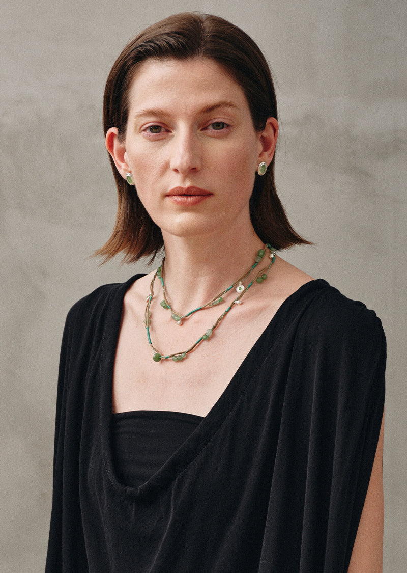 Mirror of Green Earrings