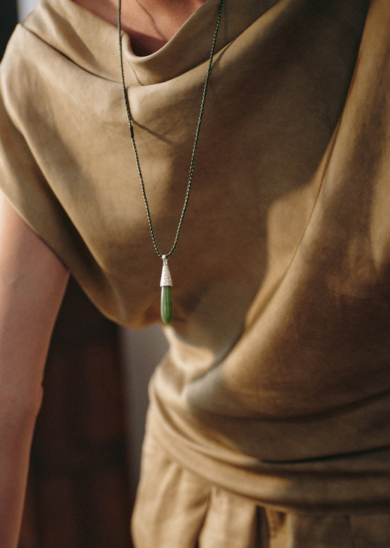 Etched Light Necklace