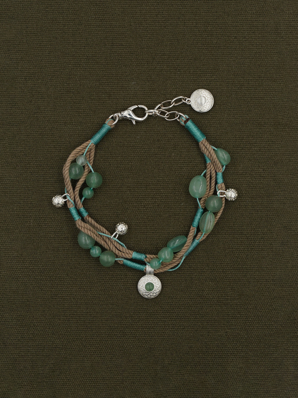 Woven Green Bracelet