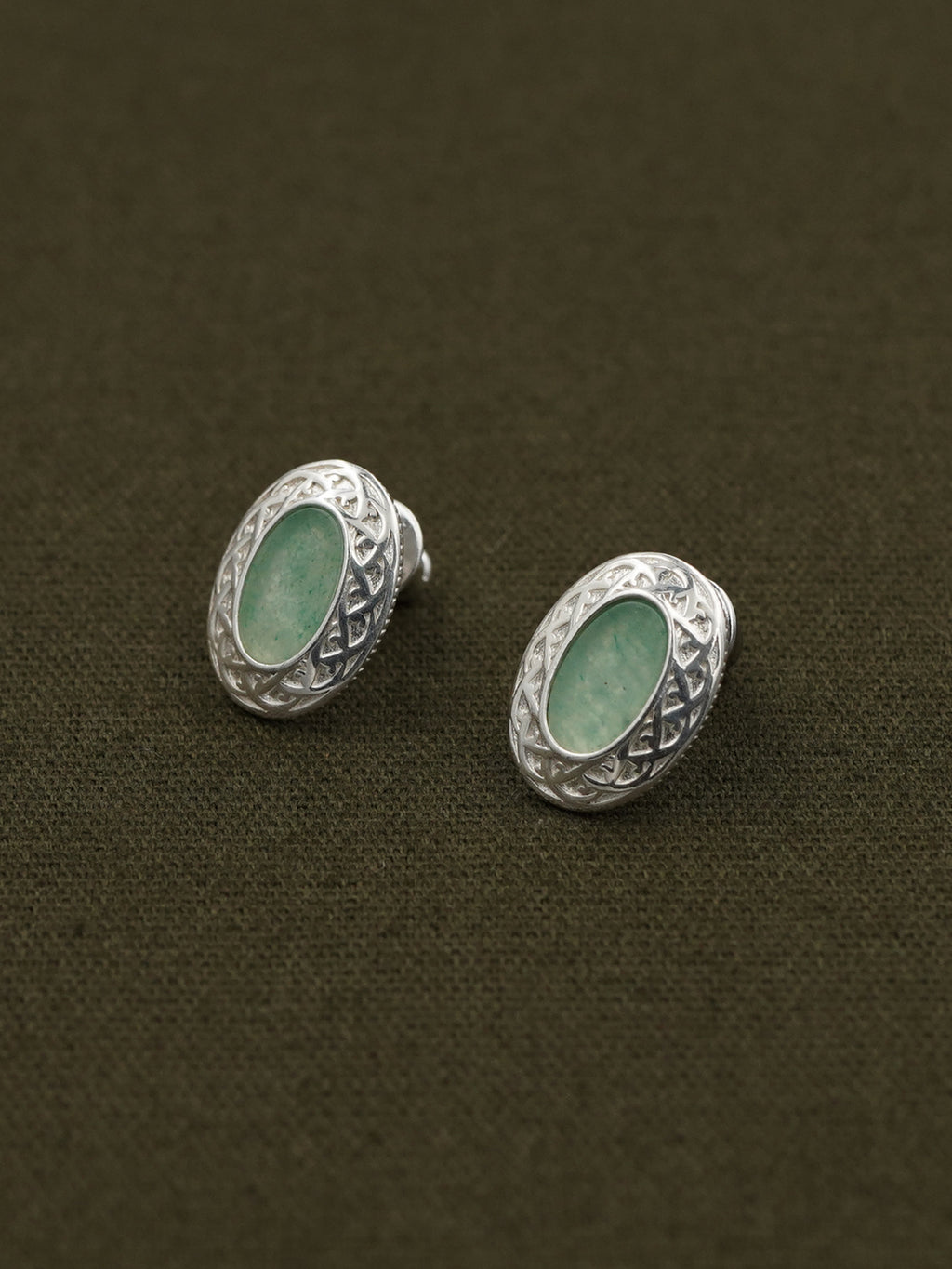 Mirror of Green Earrings