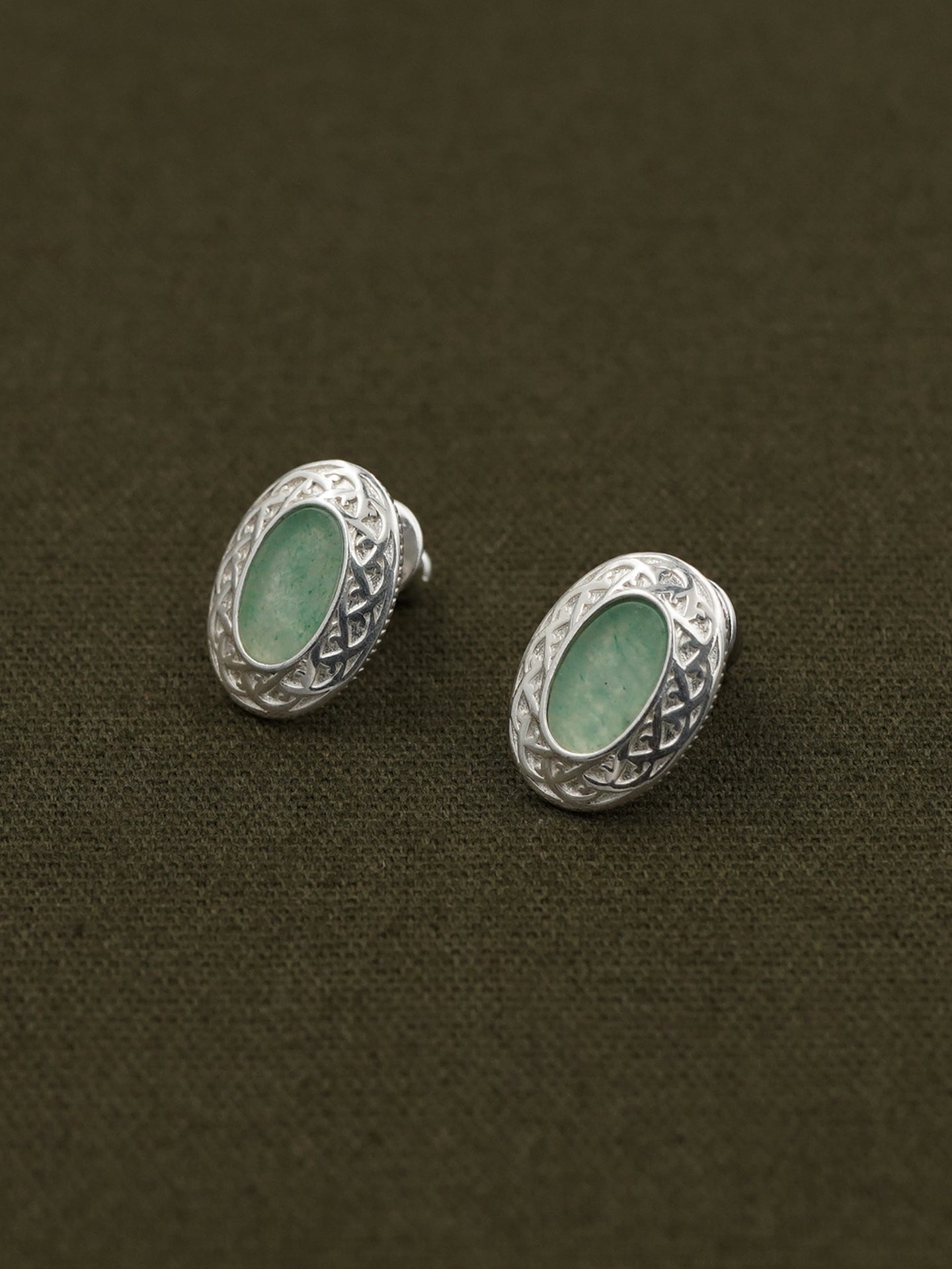 Mirror of Green Earrings