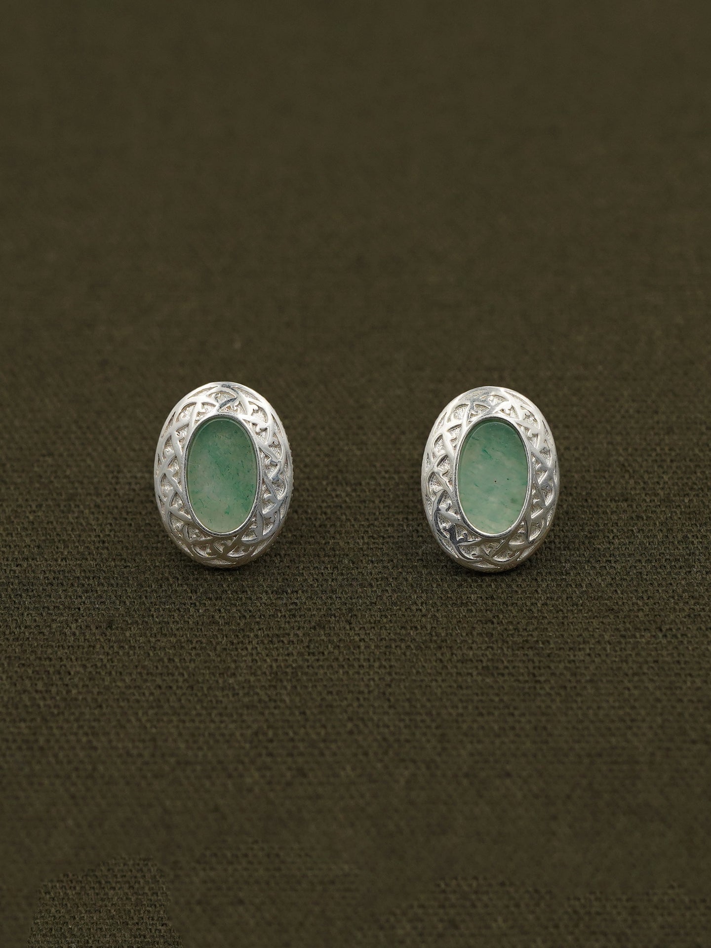 Mirror of Green Earrings