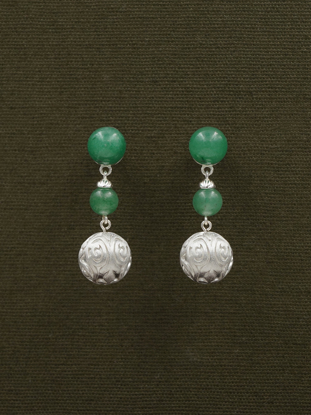 Script Earrings