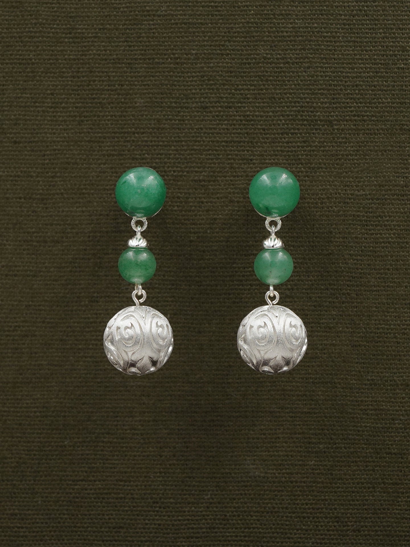 Script Earrings