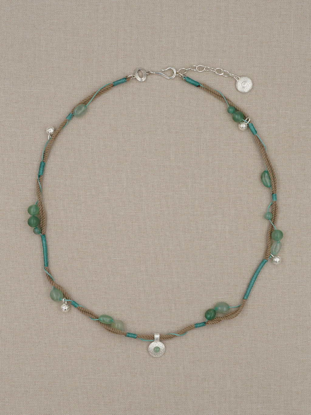Woven Green Necklace