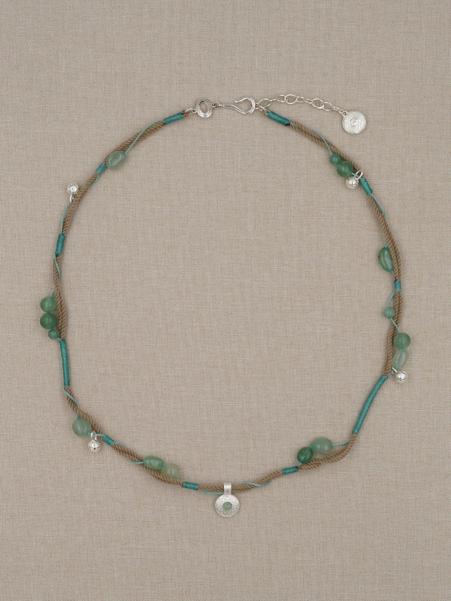 Woven Green Necklace